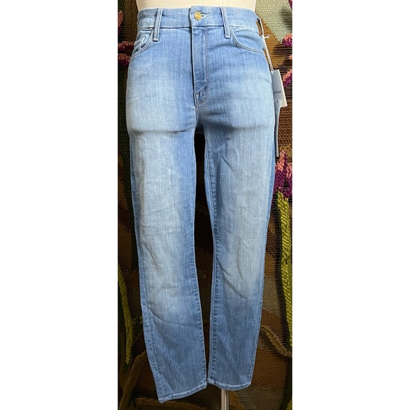 Mother High Waisted Looker Crop Jeans 27 - Picture 1 of 12